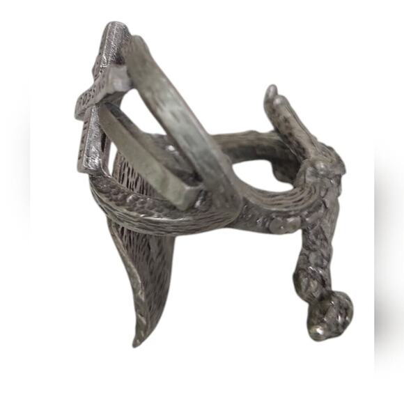 Silverwood Idaho Pewter Vintage Souvenir Spoon Collectible Ring - Picture 2 of 4